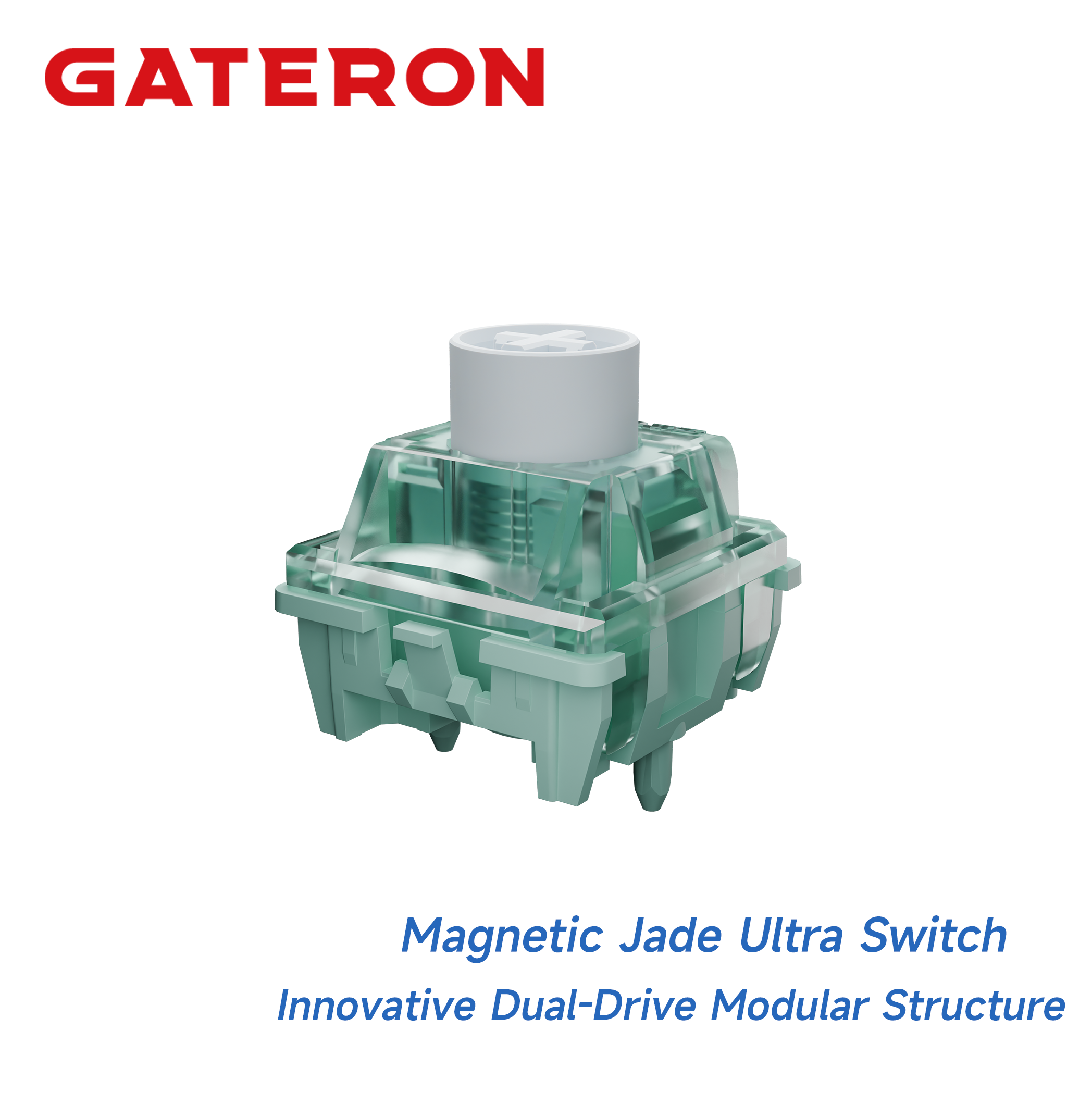 Gaming Keyboard Hall Effect - GATERON Magnetic Jade Ultra Switch, Linear,