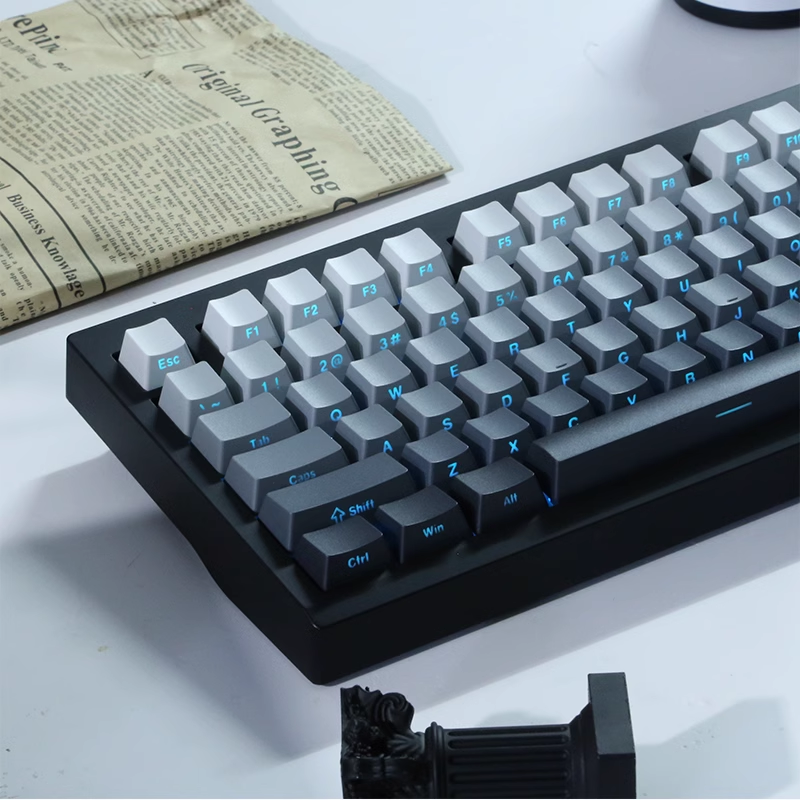 Gradient Gray Side Printed Shi – Gaming Keyboard Typewriter Bewertung und Preis