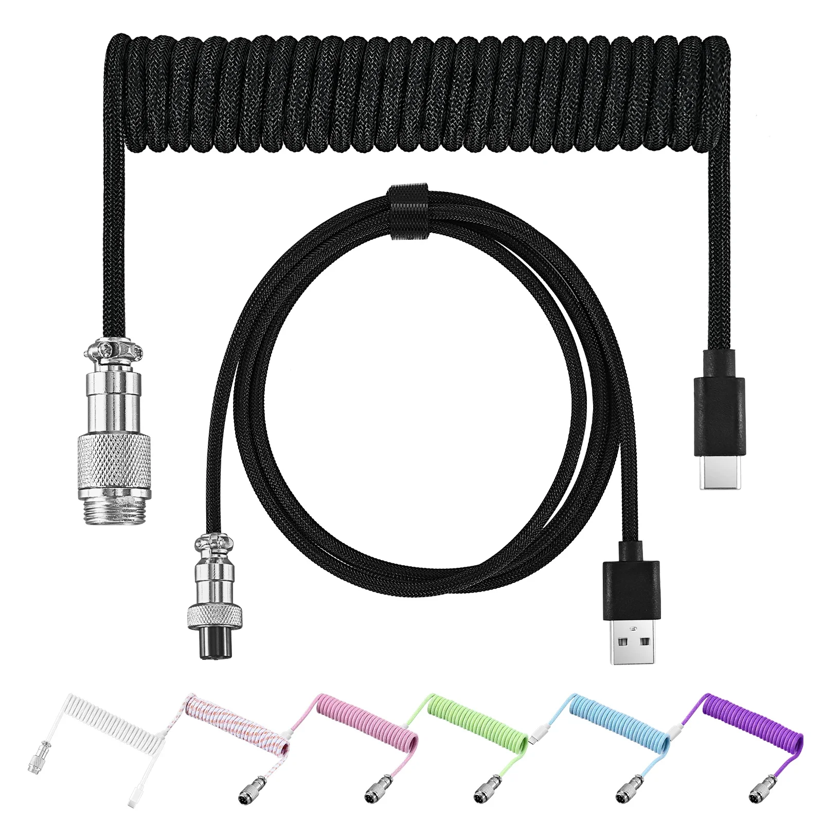 New Type C Coiled Cable USB Av – Coiled Usb Cable Bewertung und Preis