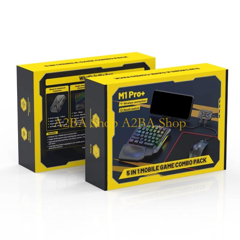 A2BA Wireless Mobile Keyboard  – Gaming Keyboard And Mouse Converter For Mobile Bewertung und Preis