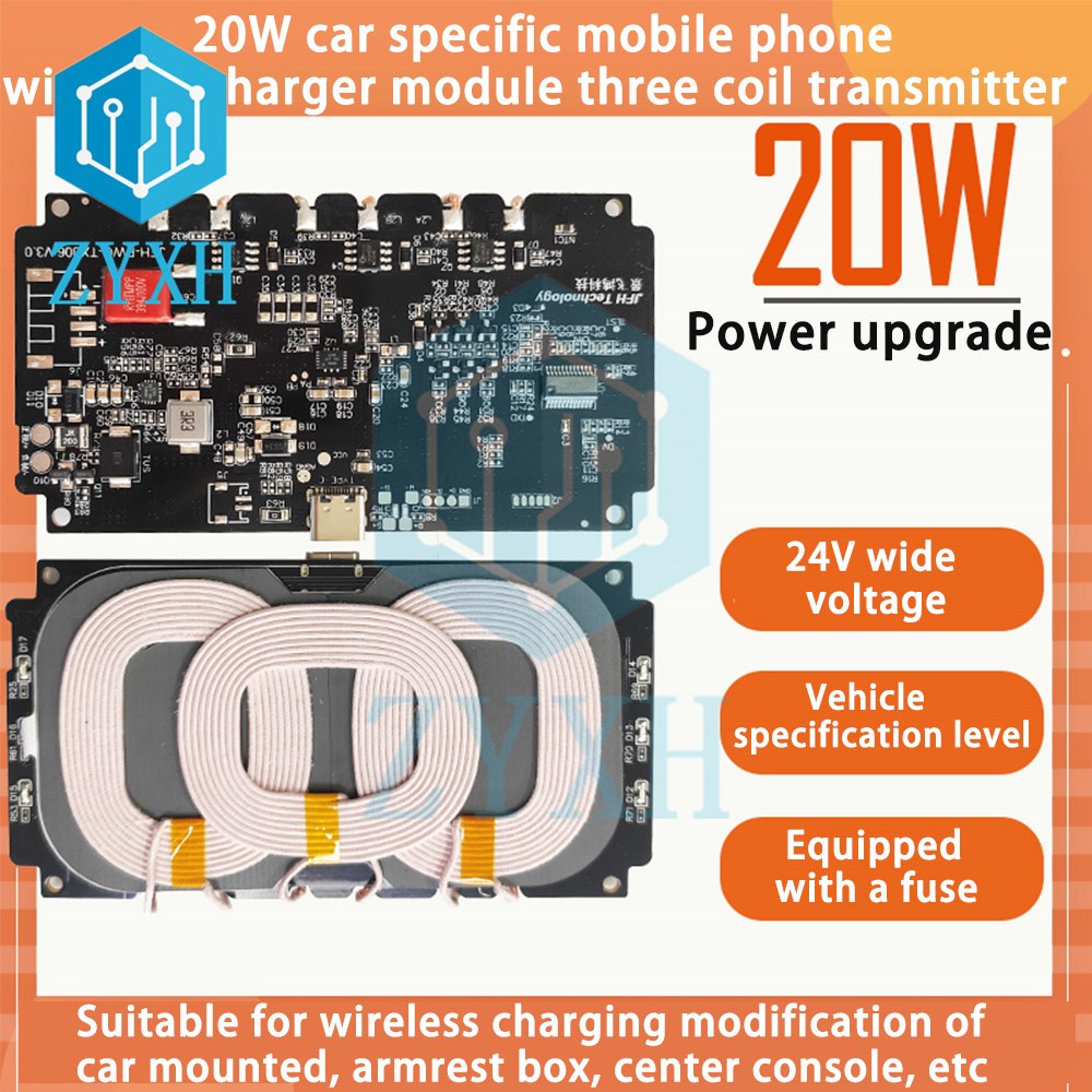 20W 22W Car Wireless Charging  – Coiled Usb Cable Bewertung und Preis