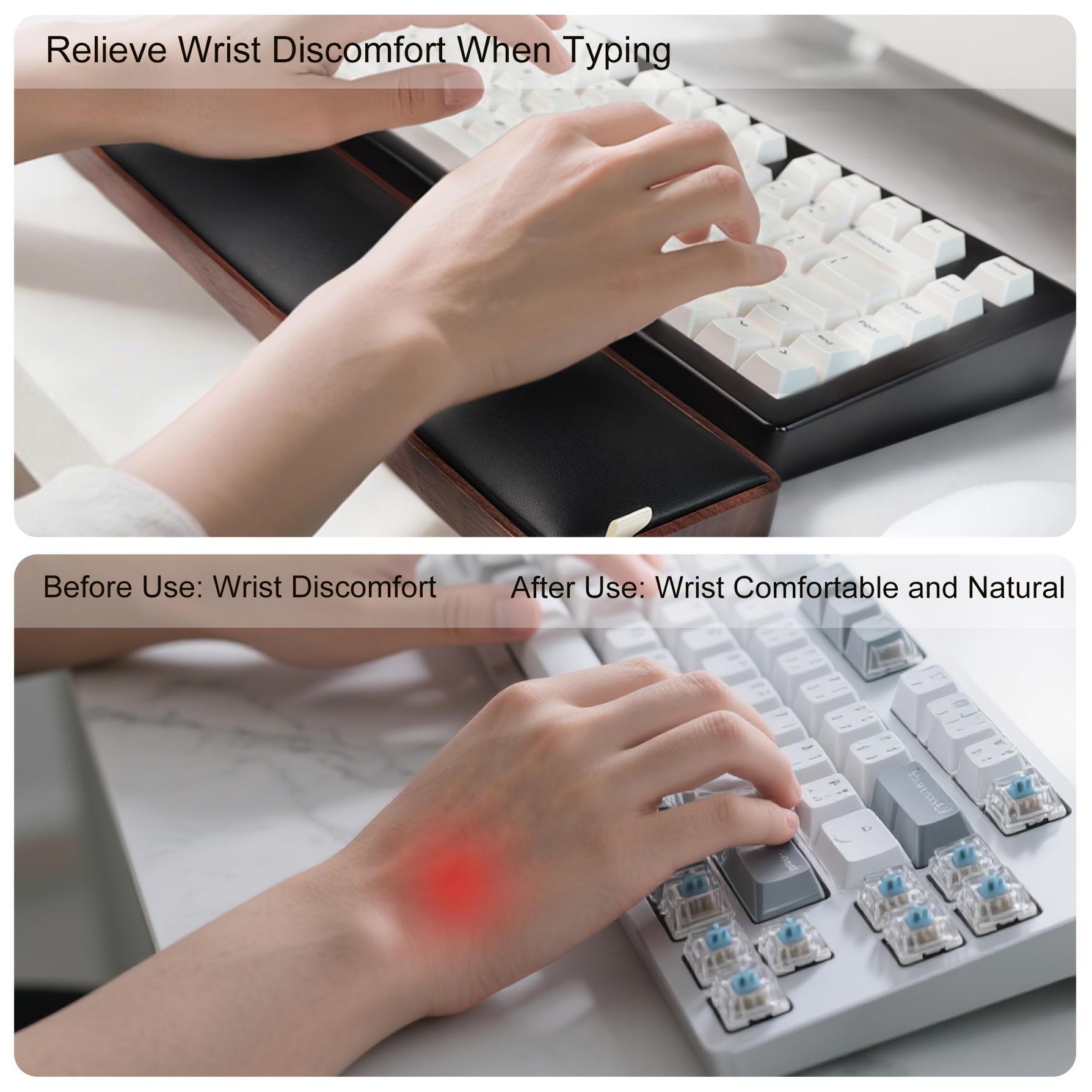 Ergonomic Wooden Keyboard Wris – Wrist Rest Wood Bewertung und Preis