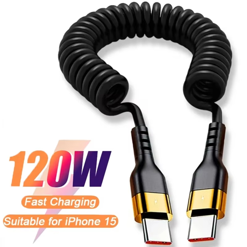 PD 120W Coiled USB C To C Cabl – Coiled Usb Cable Bewertung und Preis