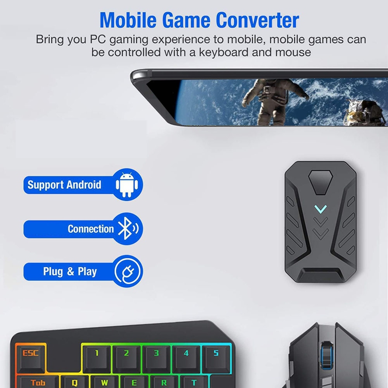 Portable Mobile Gaming Keyboar – Gaming Keyboard And Mouse Converter For Mobile Bewertung und Preis