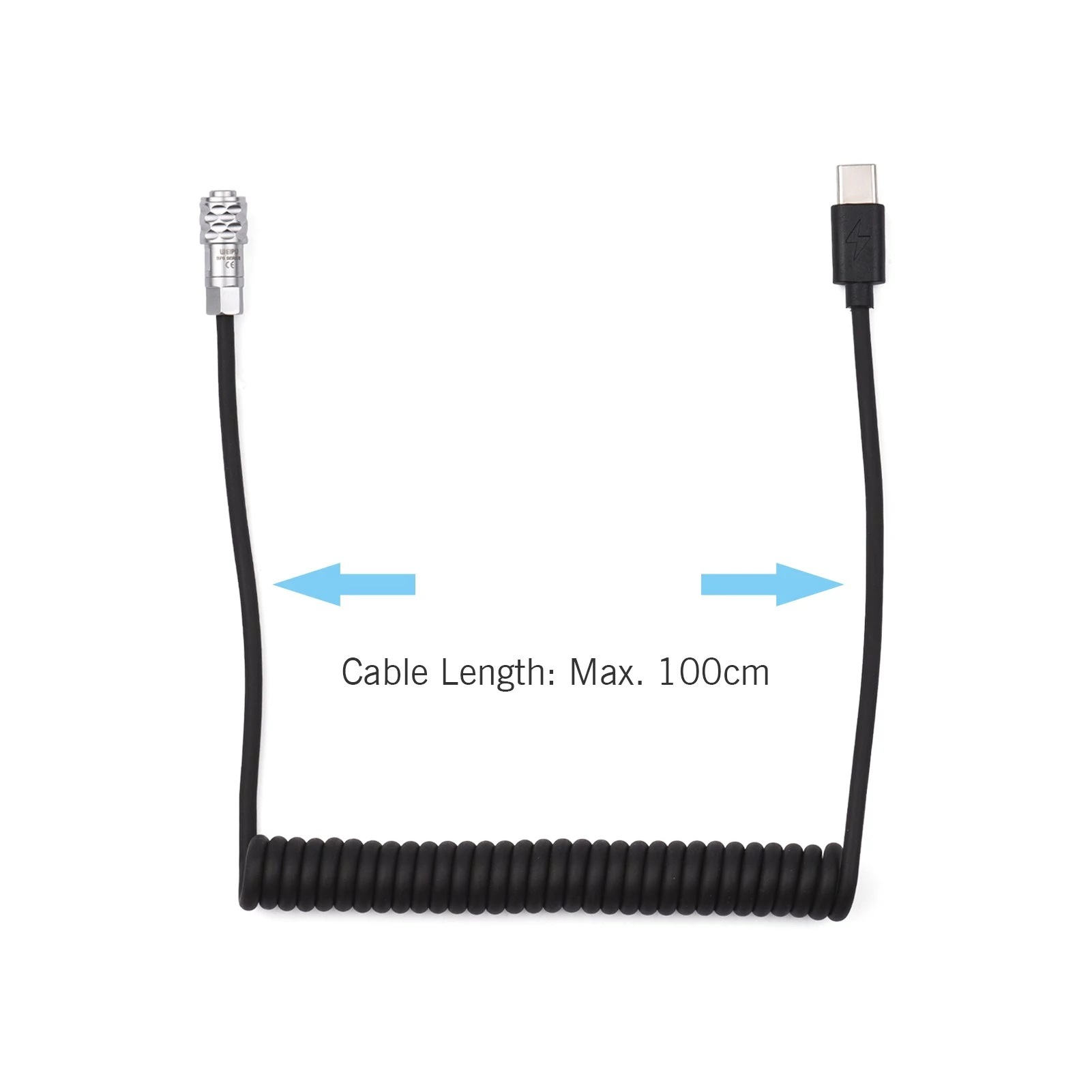 New PD 12V 3A USB Type C To 2  – Coiled Usb Cable Bewertung und Preis