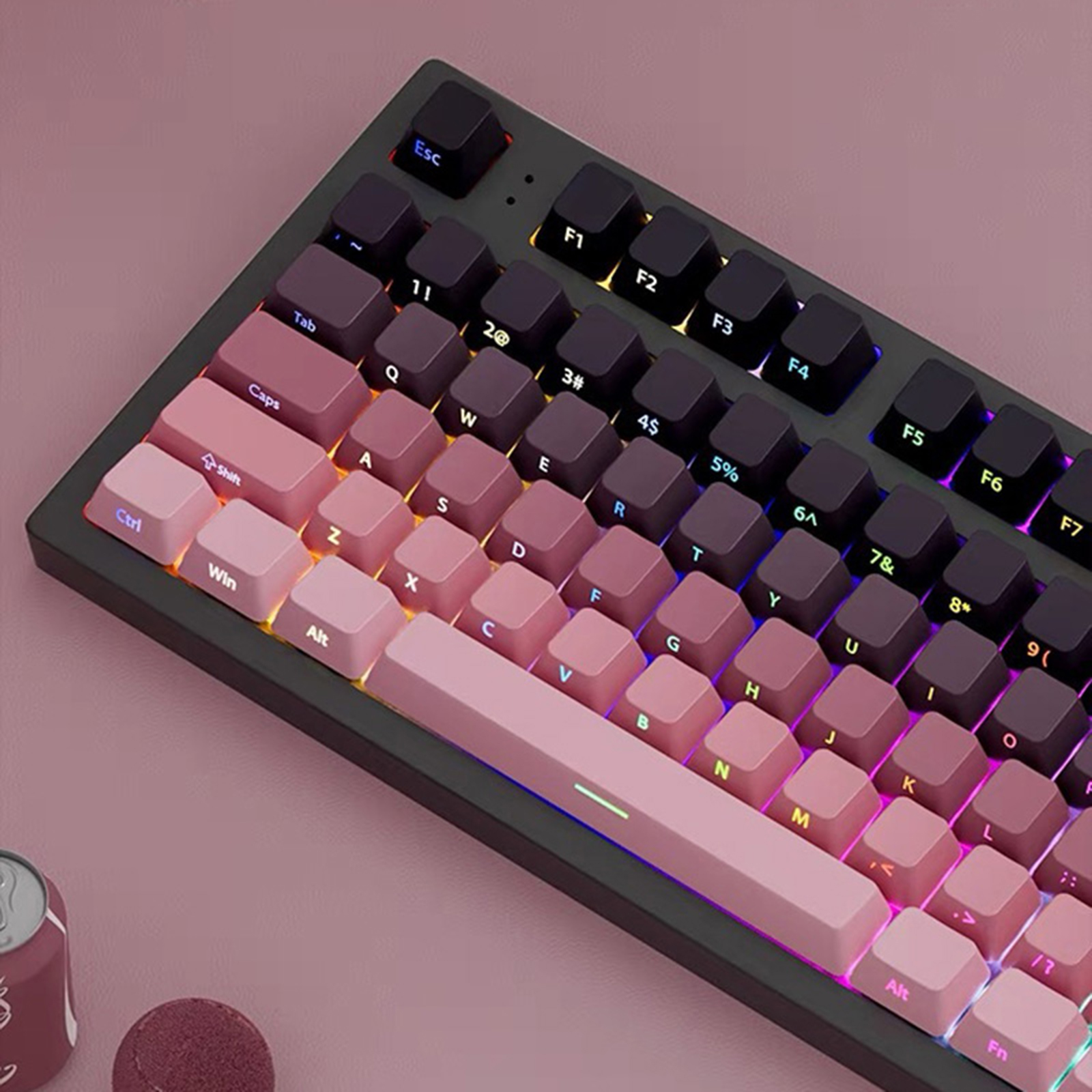 Gradient Keycaps Side Printed  – Gaming Keyboard Typewriter Bewertung und Preis