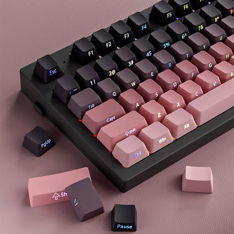 Gradient Keycaps Side Printed  – Gaming Keyboard Typewriter Bewertung und Preis