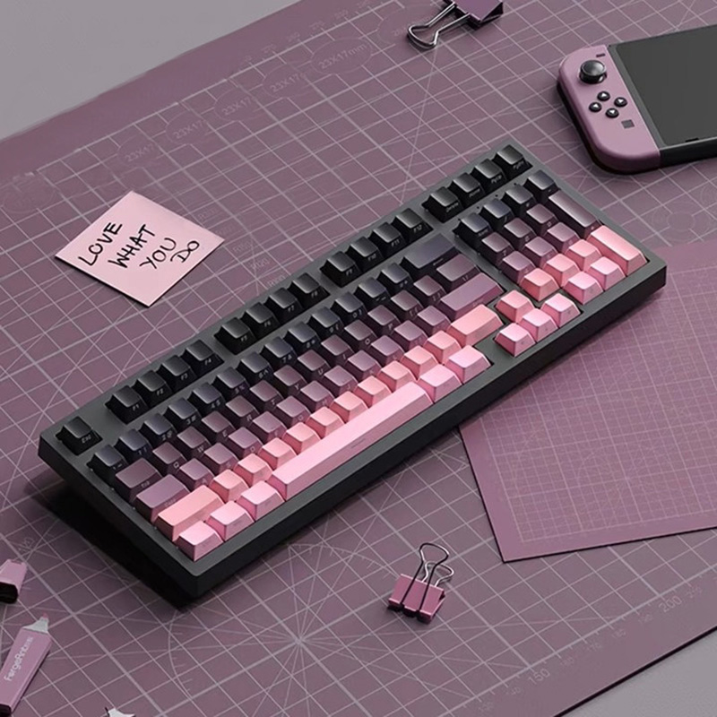 Gradient Keycaps Side Printed  – Gaming Keyboard Typewriter Bewertung und Preis