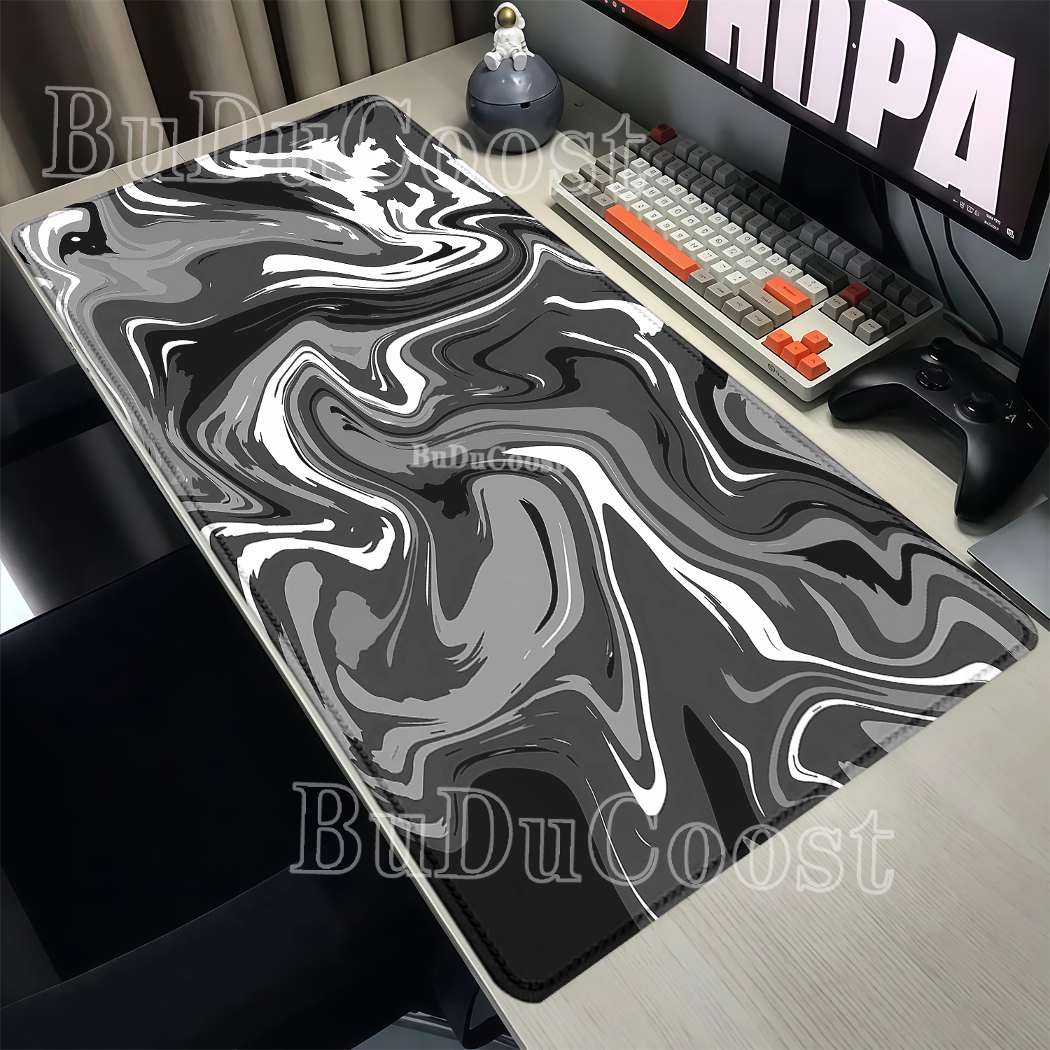 black and white Strata Liquid  – Gaming Keyboard Typewriter Bewertung und Preis
