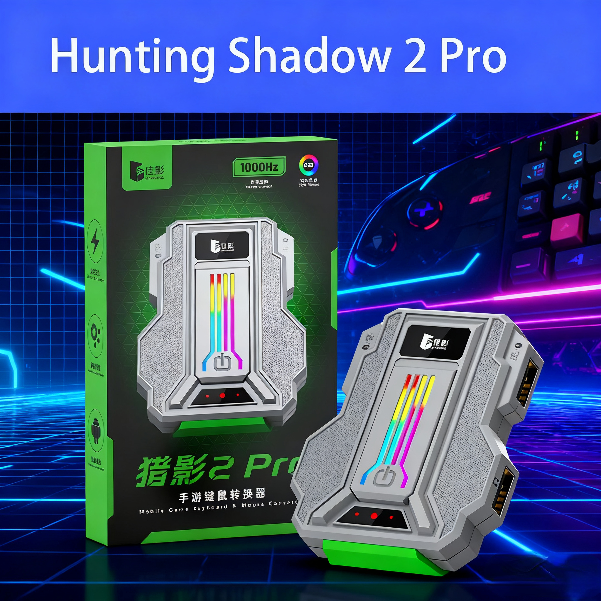 1000HZ Gamwing Hunting 2/2pro  – Gaming Keyboard And Mouse Converter For Mobile Bewertung und Preis