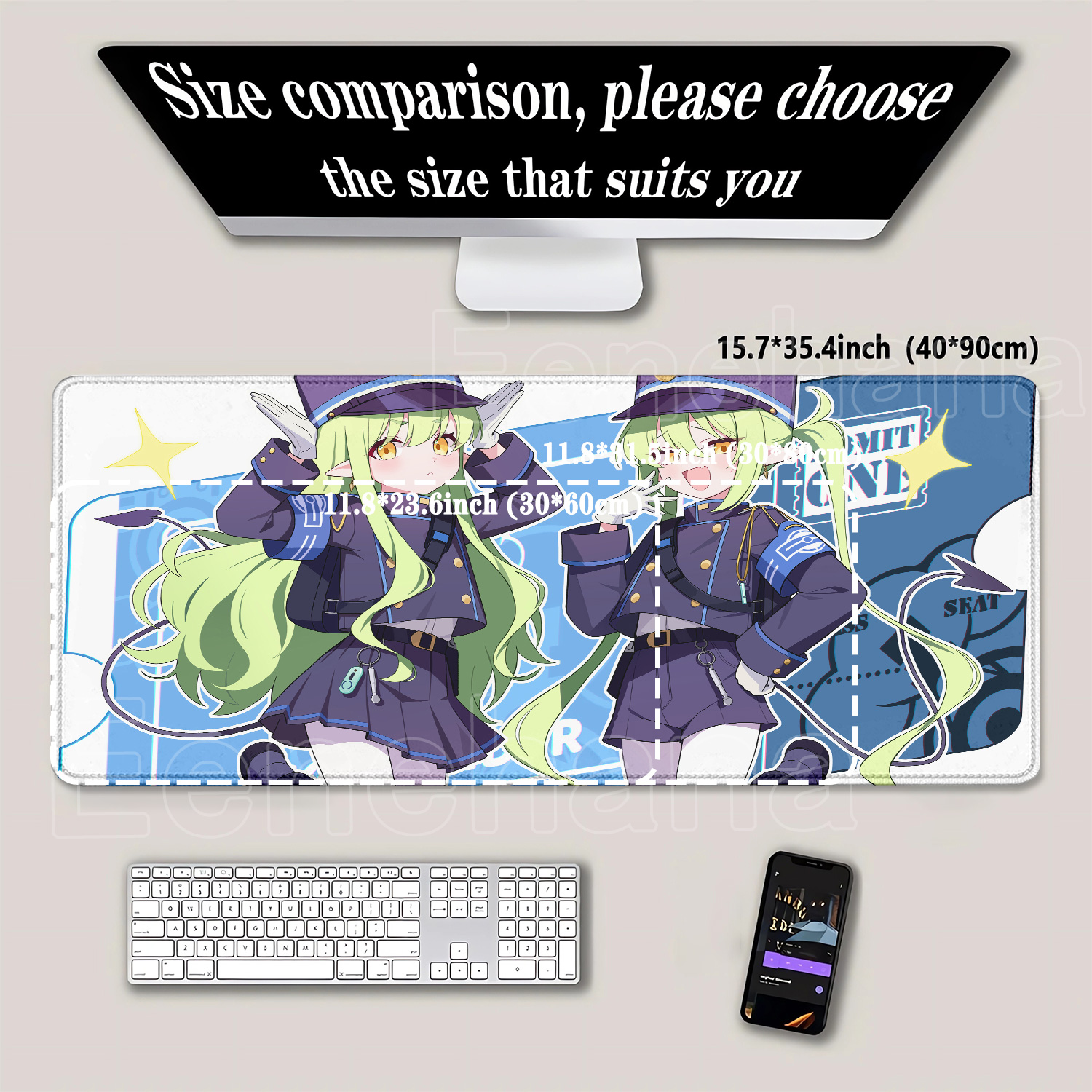 Gaming Mousepad Blue Archive H – Gaming Keyboard Typewriter Bewertung und Preis