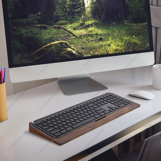 Solid Wood Keyboard Tray with  – Wrist Rest Wood Bewertung und Preis
