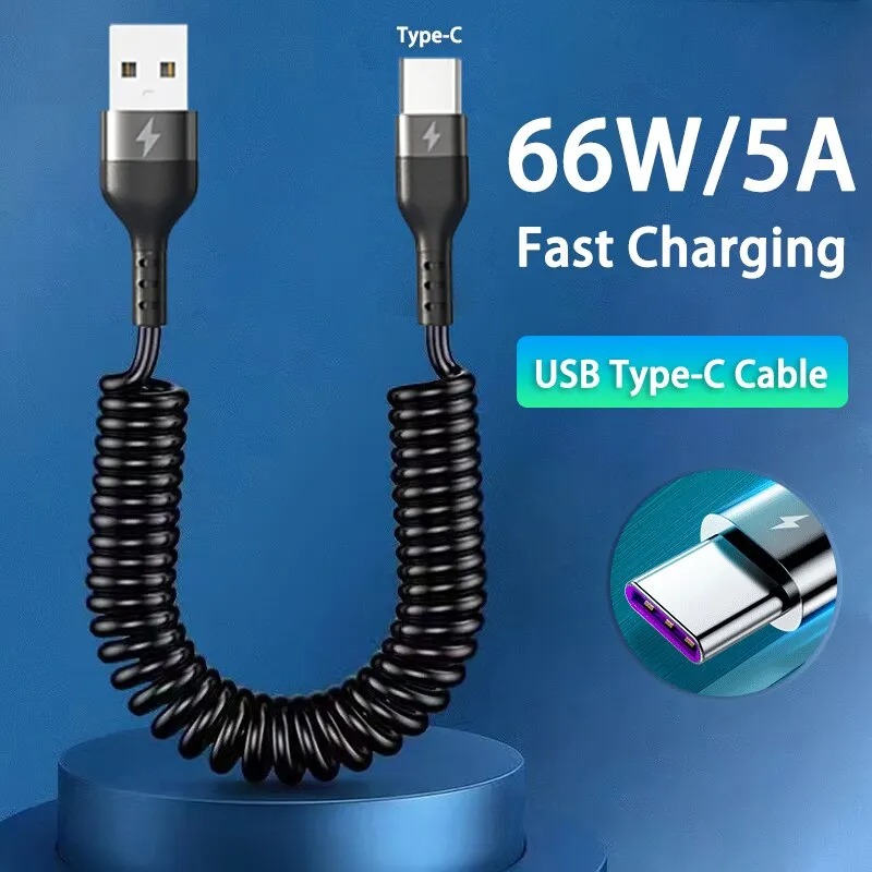 5A Fast Charging Coiled USB C  – Coiled Usb Cable Bewertung und Preis