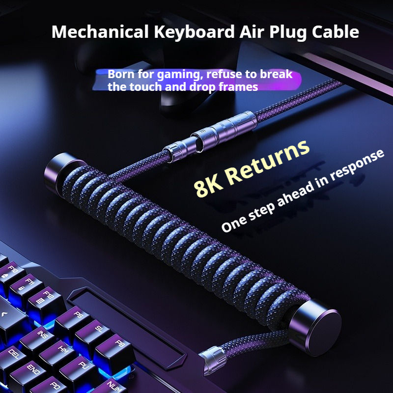 Eary 1.2m Coiled Keyboard Cabl – Coiled Usb Cable Bewertung und Preis