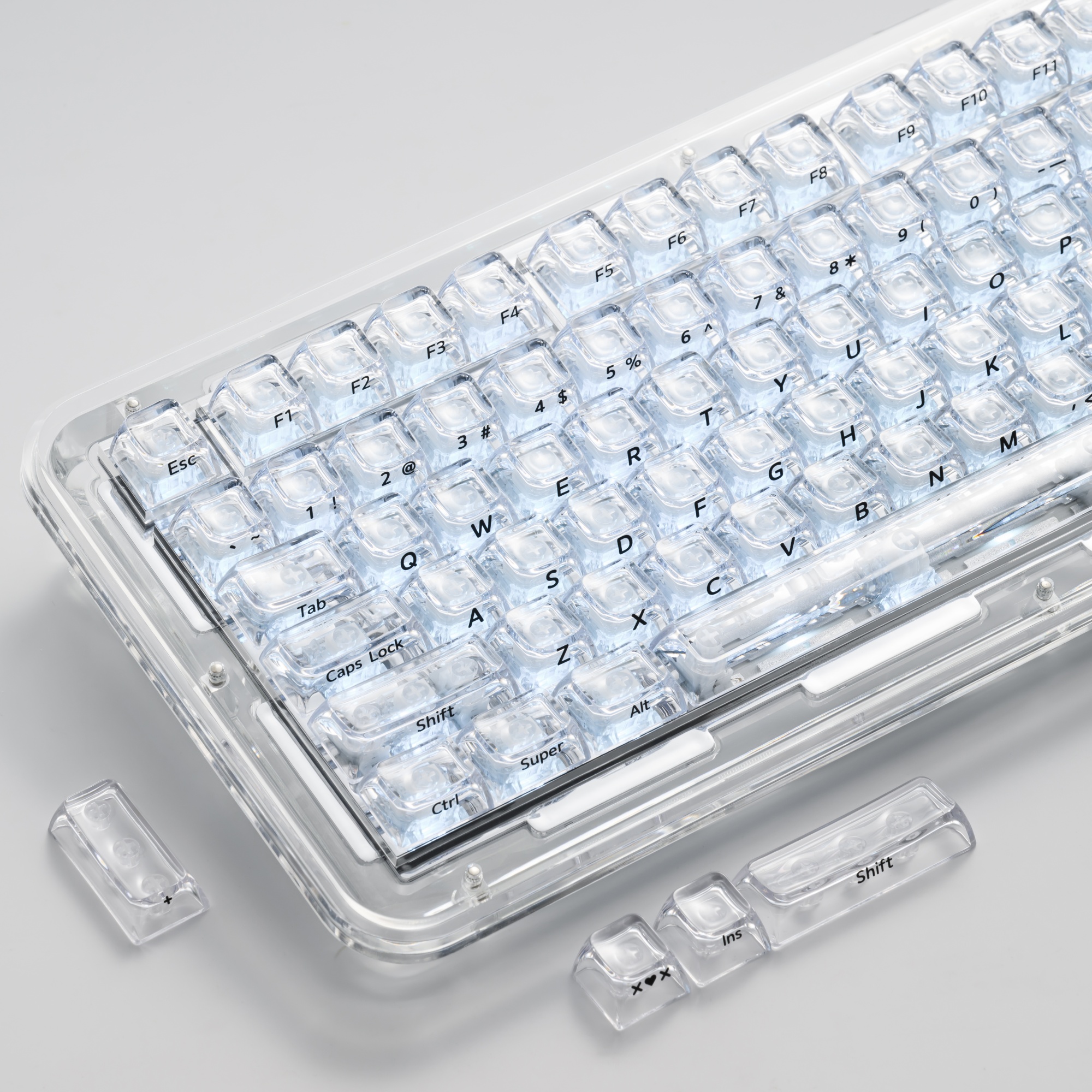 XVX Crystal Transparent SA Pro – Gaming Keyboard Typewriter Bewertung und Preis