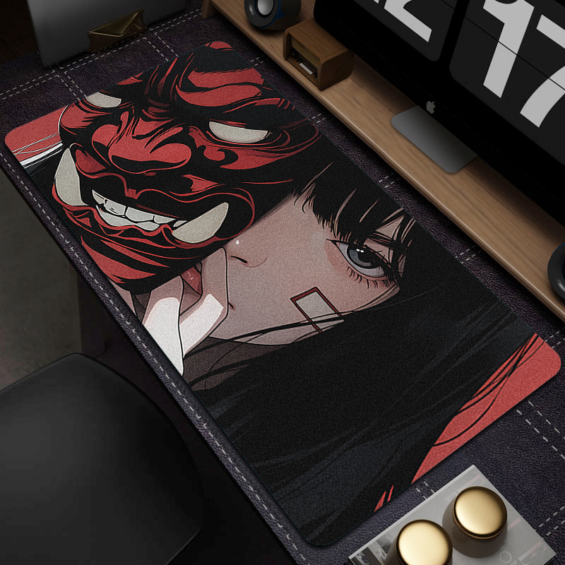 Gamer Mouse Pad Oni Devil Mask – Gaming Keyboard Typewriter Bewertung und Preis