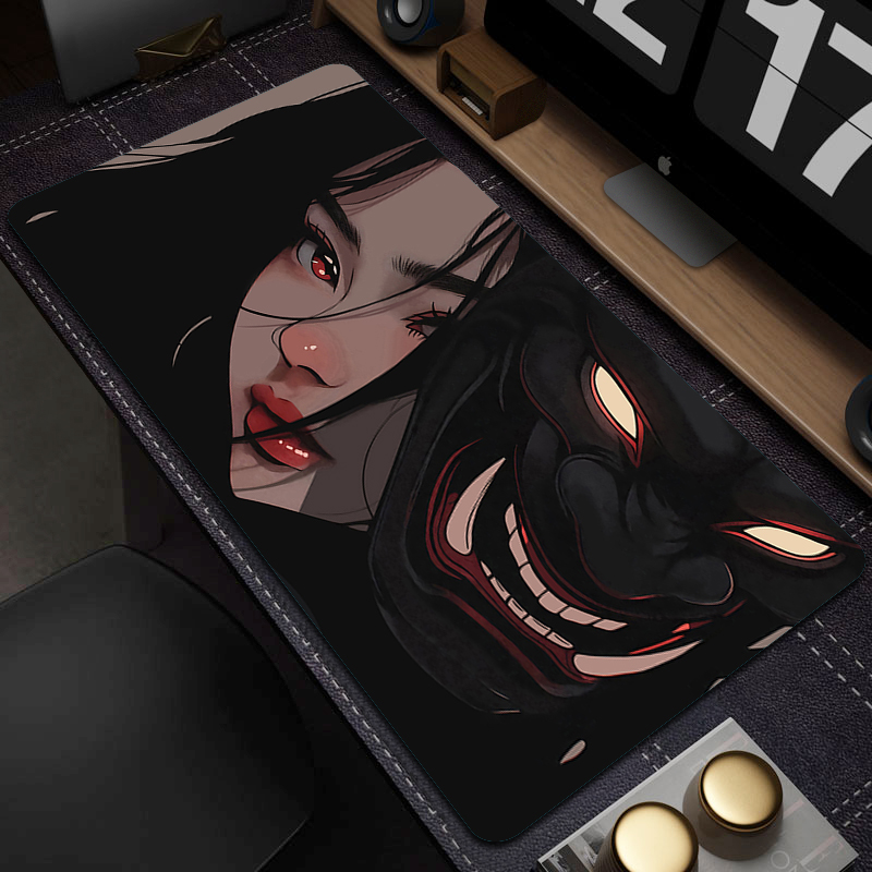 Gamer Mouse Pad Oni Devil Mask – Gaming Keyboard Typewriter Bewertung und Preis