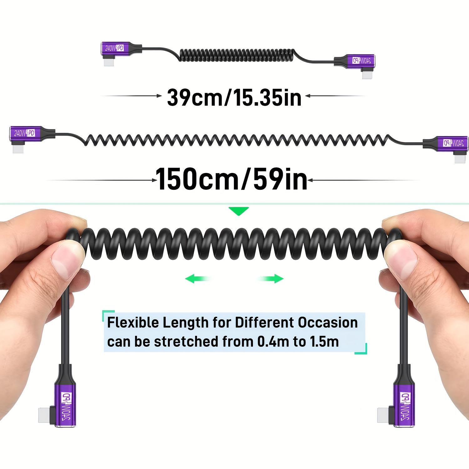 USB-C to USB-C Coiled Cable wi – Coiled Usb Cable Bewertung und Preis