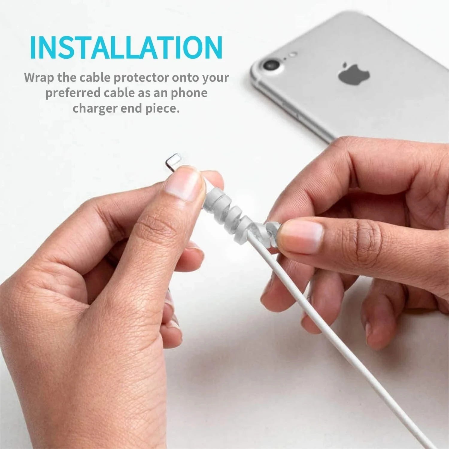 6/10/12/20pcs  Protector Silic – Coiled Usb Cable Bewertung und Preis