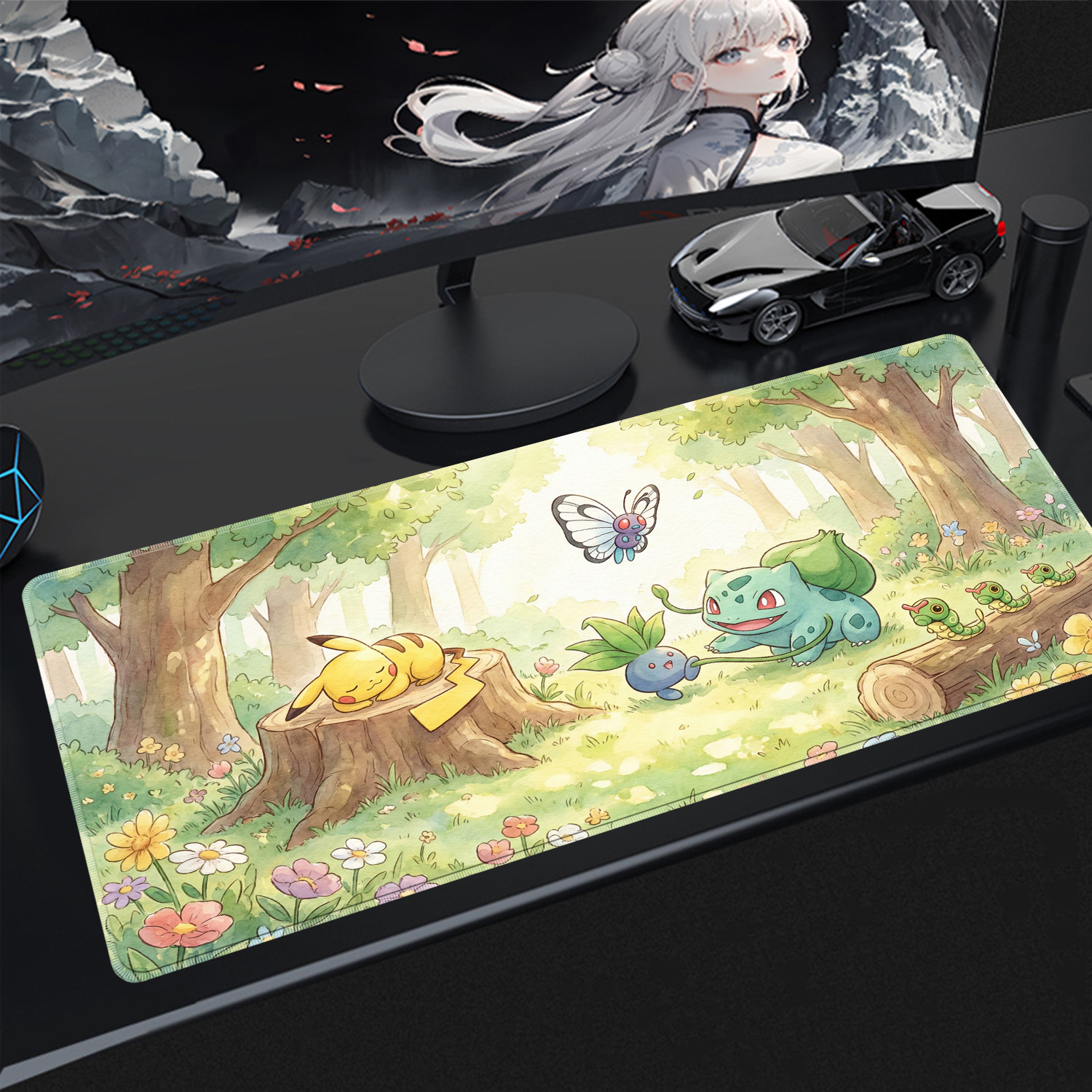 Kawaii Mouse Pad Gaming PC Acc – Gaming Keyboard Easy To Clean Bewertung und Preis