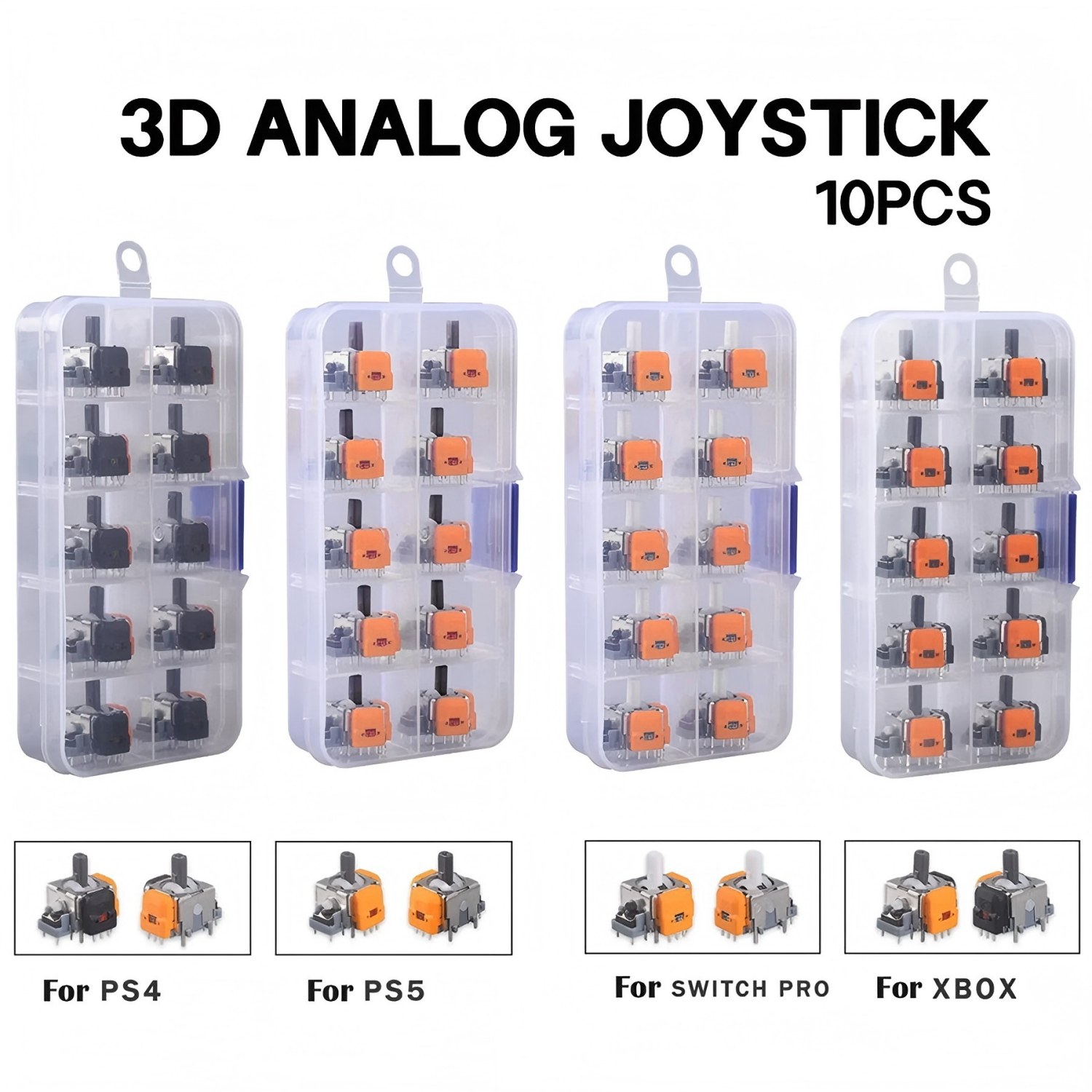 10Pcs 3D Hall Effect Joystick  – Gaming Keyboard Hall Effect Bewertung und Preis
