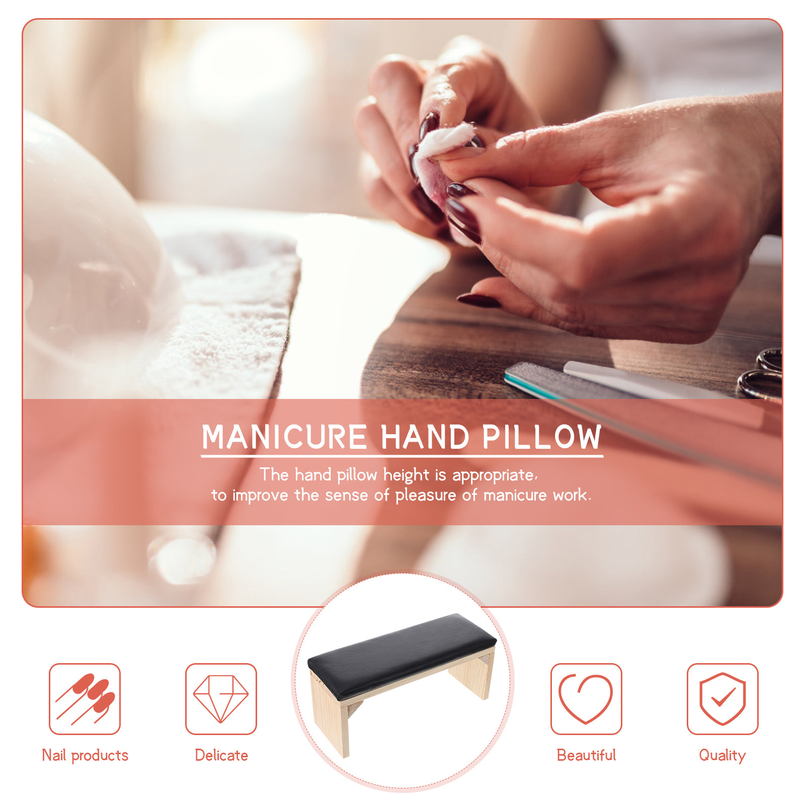 1Pcs Wooden Wrist Rest Pillow  – Wrist Rest Wood Bewertung und Preis