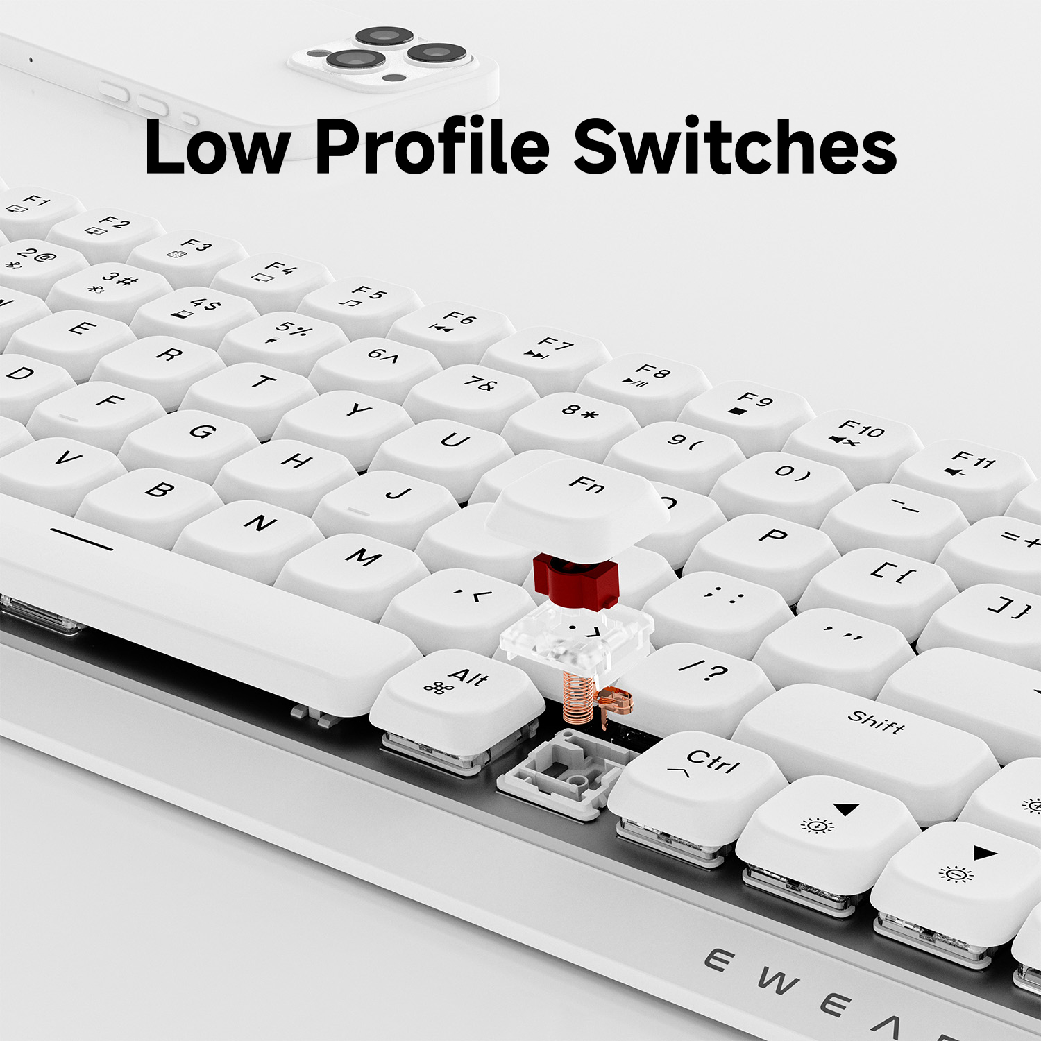 EWEADN 84 Keys Tri-Mode Low Pr – Gaming Keyboard Ergonomic Bewertung und Preis