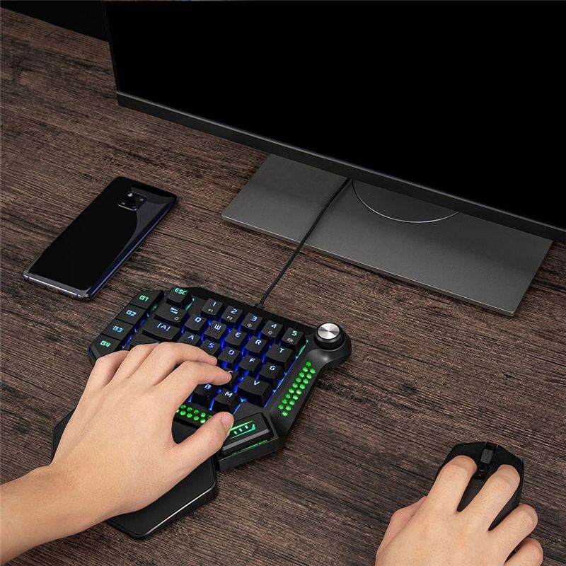 AEF6-One-Handed Mechanical Gam – Gaming Keyboard Training Bewertung und Preis