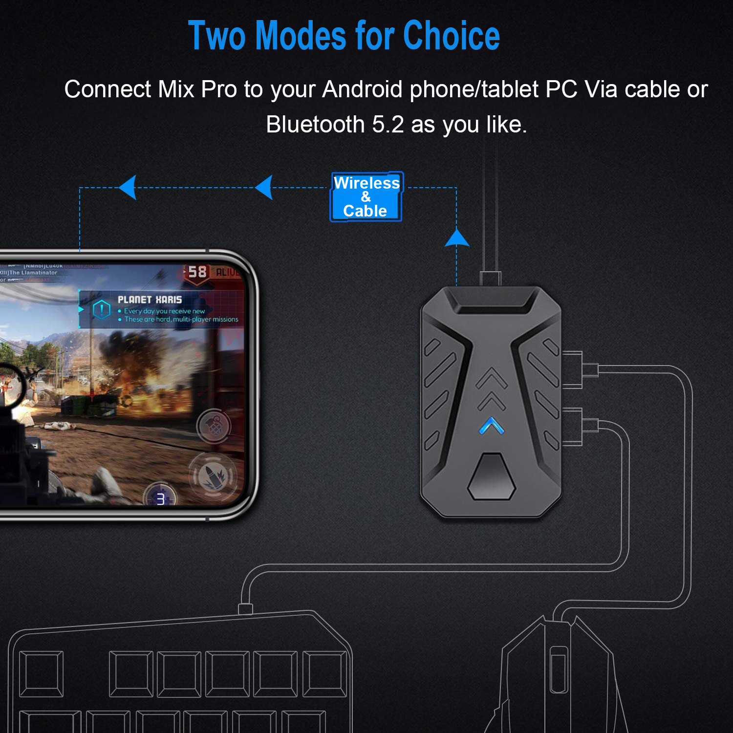 Mobile Games Converter Gaming  – Gaming Keyboard And Mouse Converter For Mobile Bewertung und Preis