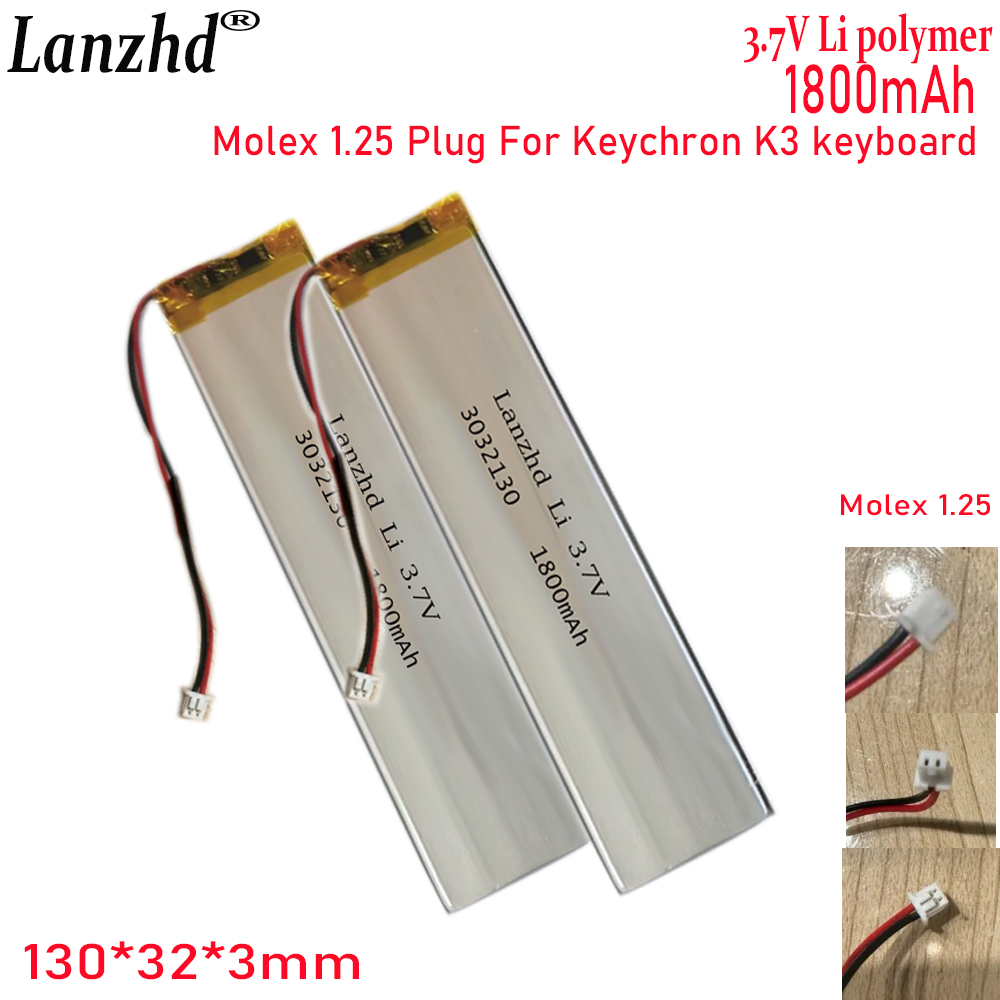1-20 Pcs 3032130 3.7V 1800mAh  – Gaming Keyboard Tester Bewertung und Preis