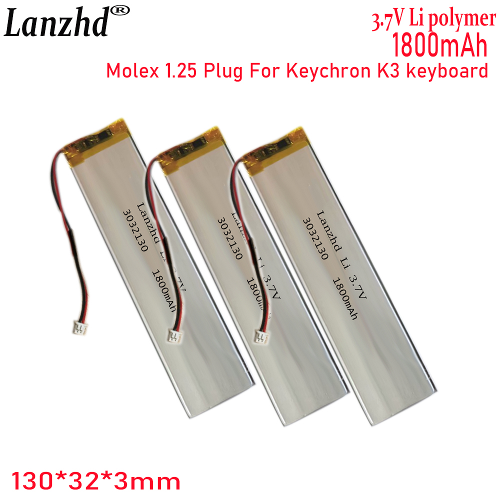 1-20 Pcs 3032130 3.7V 1800mAh  – Gaming Keyboard Tester Bewertung und Preis
