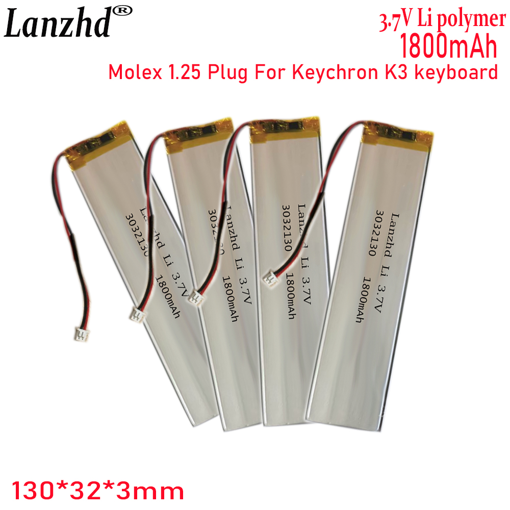1-20 Pcs 3032130 3.7V 1800mAh  – Gaming Keyboard Tester Bewertung und Preis