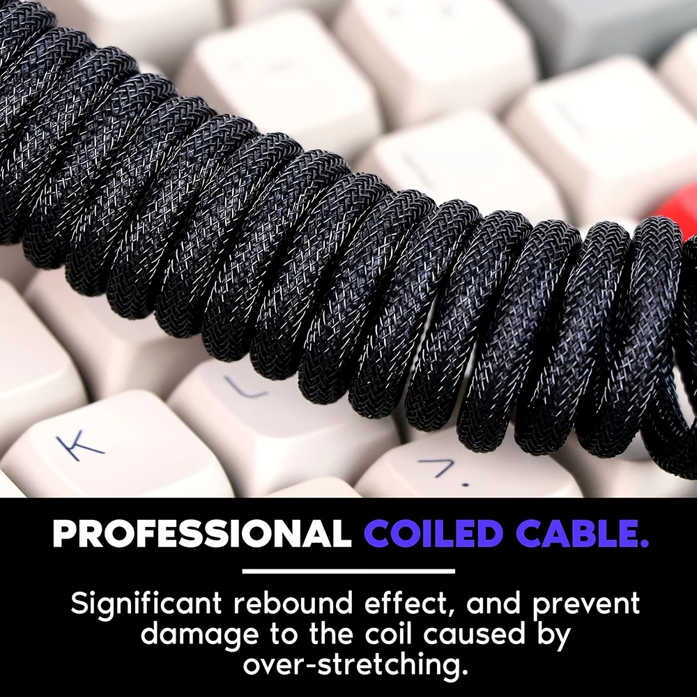 1.5m Coiled Keyboard Cable USB – Coiled Usb Cable Bewertung und Preis