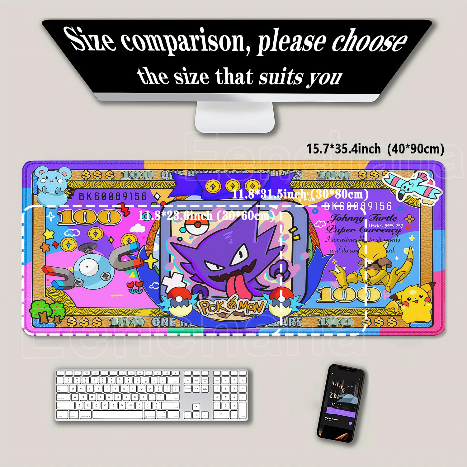 Pokemon banknotes Kawaii Anime – Gaming Keyboard Typewriter Bewertung und Preis