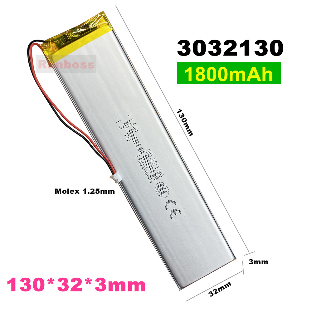 1-10 Pcs 3.7V 1800mAh 3032130  – Gaming Keyboard Tester Bewertung und Preis